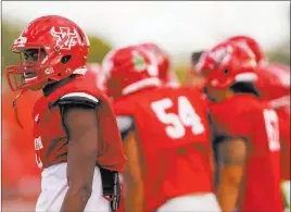  ?? Morgan Lieberman ?? Las Vegas Review-journal Arbor View defensive back Isaiah Herron says pressure from his team’s defensive line will be a major factor against Faith Lutheran.