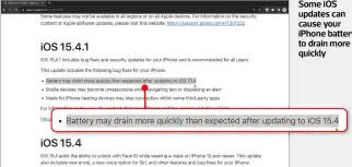  ?? ?? Some IOS updates can cause your iphone battery to drain more quickly