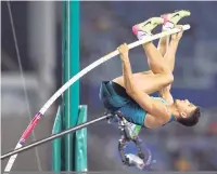  ?? Wilton Junior/Estadão Conteúdo/15-8-2016 ?? Thiago Braz conquistou no salto com vara a única medalha de ouro do atletismo do Brasil nos Jogos Olímpicos do Rio