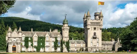  ?? ?? Highland jewel in the crown: Balmoral is synonymous with peace, privacy and happy memories for the Royal Family