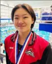  ?? ?? Sophie Shao
53.85 in 100 buttlerfly