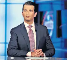  ??  ?? Relevant witness: Donald Trump Jr has been called to testify in front of senators