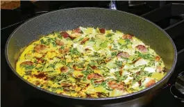  ?? LINDA GASSENHEIM­ER / TNS ?? Irish-inspired frittata.