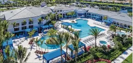  ?? PROVIDED ?? The newly opened 33,000-square-foot clubhouse at Valencia Bay offers every amenity geared toward maximizing the 55-plus lifestyle.