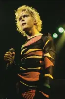  ?? ?? ‘There was initially only a few hundred people into it’ … Billy Idol in Generation X, circa 1977. Photograph: Gus Stewart/Getty Images