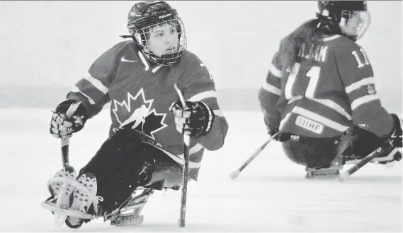  ?? JESSICA MATASSA ?? Jessica Matassa is competing for a spot on the Canadian women’s sledge hockey team this year at tryouts to be held in Amherstbur­g Aug. 31 to Sept. 2.