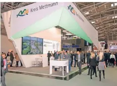  ?? FOTO: KREISSTADT METTMANN ?? Der Kreis Mettmann und die Städte präsentier­ten sich auf der Expo Real in München.