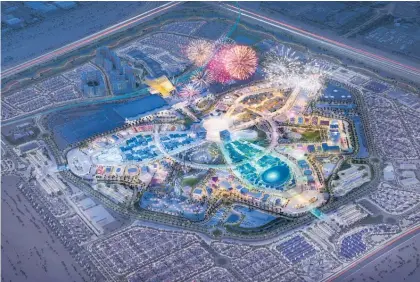  ?? Photos / Supplied ?? Expo 2020 Dubai covers an area the size of Whanganui.