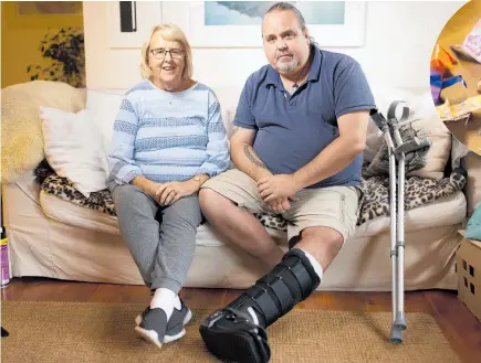  ??  ?? Martin Bosley with his mum Brenda, chief cook and cup of tea maker. Origami (inset) helped him to cope with recovery.