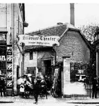  ?? ?? Der Eingang des Hildener Theaters an der Mittelstra­ße 37-39 im Jahr 1920.