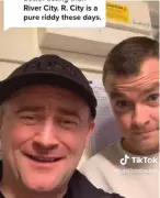  ?? ?? Purdon and Fletcher on app TikTok