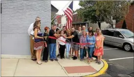  ?? SUBMITTED BY BUILDING A BETTER BOYERTOWN ?? Iezzi’s on Third ribbon cutting.