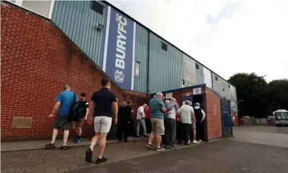  ?? Photograph: Paul Currie/BPI/REX/Shuttersto­ck ?? Bury were due to start the season with a 12-point deduction.
