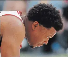  ?? GETTY IMAGES FILE PHOTO ?? Toronto Raptors all-star point guard Kyle Lowry was not immune from the team’s shooting struggles during a 3-1 road trip.