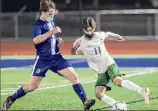  ?? James Franco / Special to the Times Union ?? Schalmont’s Sam Parisi, right, shown playing against La Salle recently, said competing in that game was “fun.”