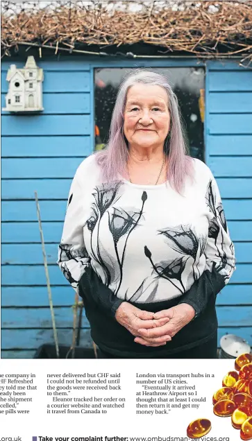  ?? Picture Andrew Cawley ?? Eleanor Moffat at home in Cumbernaul­d