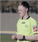  ?? PHOTO: KIRAN PARBHU ?? Internatio­nal debut . . . Otago hockey umpire Sam Doran (23) is to officiate at the Oceania Cup in Sydney next month.