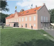  ??  ?? Simulacija prikazuje kako će izgledati obnovljeni dvorac