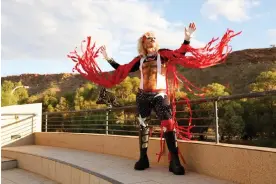  ?? Photograph: (A) manda Parkinson ?? Narrm king Freddie Merkin travelled to Alice Springs to appear at the town’s FabAlice festival, a four-day rainbow festival celebratin­g love, diversity and glitter.