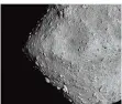  ?? OTO: DLR ?? Der knapp einen Kilometer große Asteroid Ryugu gleicht einem Schutthauf­en im Weltraum.