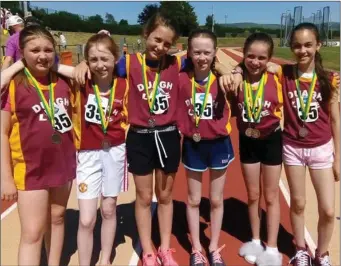  ??  ?? Duagh/Lyre U-12 Relay silver medallists