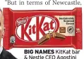  ?? ?? BIG NAMES KitKat bar & Nestle CEO Agostini