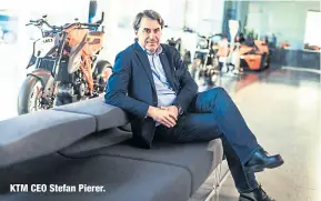  ??  ?? KTM CEO Stefan Pierer.