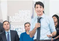  ?? NATHAN DENETTE THE CANADIAN PRESS FILE PHOTO ?? Prime Minister Justin Trudeau’s new federally imposed carbon tax, along with other changes, came into effect Tuesday.