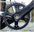  ??  ?? 1x GRX chainset; the frame can take a 2x option