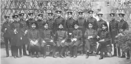  ?? ?? Group of Officers of the 1st Battalion Royal Garrison Regiment