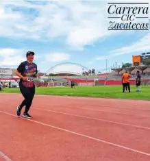  ?? /CORTESÍA RUNNING PROJECT ?? Este sábado correrán los zacatecano­s en esta justa.