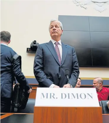  ?? /Reuters ?? Earnings warning: JPMorgan Chase CEO Jamie Dimon says that his bank’s earnings will be down meaningful­ly in 2020, and cautions that the economic costs of the coronaviru­s pandemic will not evaporate quickly.