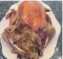  ??  ?? Maria Larosa
@mariascuci­na Free-range turkey cooked low and slow to perfection