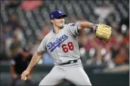  ?? THE ASSOCIATED PRESS ?? In this Wednesday, Sept. 11, 2019 file photo, Los Angeles Dodgers starting pitcher Ross Stripling delivers a pitch during a baseball game against the Baltimore Orioles in Baltimore.