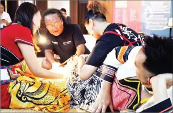  ?? THE NATION ?? The tattooing of the Atayal indigenous group from Taiwan.
