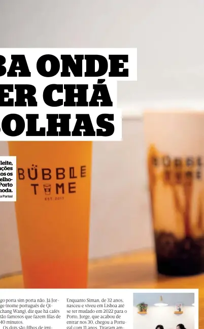 Quatro locais para provar bubble tea em Lisboa