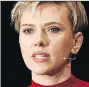  ??  ?? Scarlett Johansson