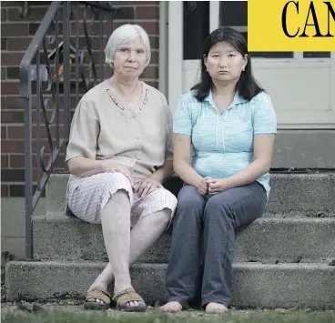  ?? DAX MELMER / POSTMEDIA NEWS ?? Yanhong Dewan, 22, pictured with her mother, Yvonne Soulliere, is disappoint­ed after the Federal Court upheld a human rights commission ruling that states Canadian Blood Services is within its right to block Dewan from donating blood.