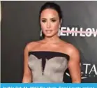  ?? — AP ?? In this Oct. 11, 2017 file photo, Demi Lovato arrives at the premiere of her documentar­y, “Demi Lovato: Simply Complicate­d” in Los Angeles.