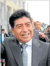  ??  ?? Impuesto. Jorge Yunda, alcalde del Distrito Metropolit­ano de Quito