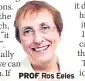  ??  ?? PROF Ros Eeles