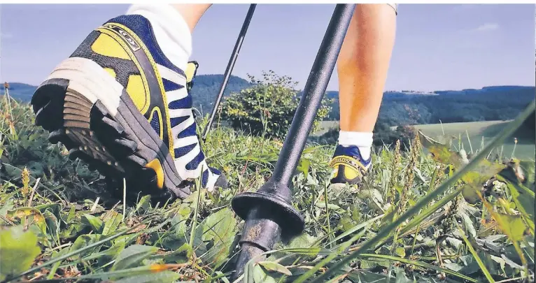  ?? FOTO: SCHMALLENB­ERG ?? Bewegung ist gesund – auch wenn man nicht jeden Tag 10.000 Schritte schafft.