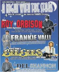  ??  ?? Filey Evron Centre will stage a tribute night to the stars on May 26.