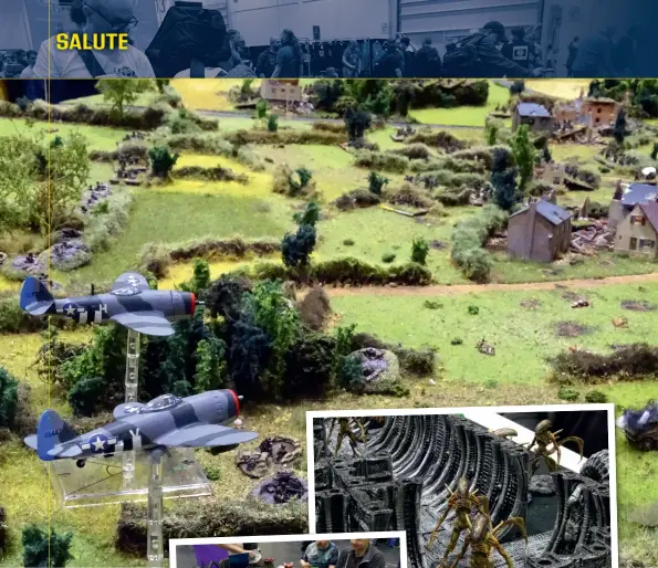  ?? ?? TOP
Low level Thunderbol­ts on a strafing run: Panzer Lehr Counter Attacks, a 1/144 demo game by the Anschluss Wargames Company