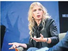  ?? FOTO: JONAS WALZBERG/DPA ?? Chelsea Manning stellt auf einer Reise durch Europa ihr Buch „ReadMe.txt“vor.