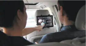  ?? Vugo ?? Startup Vugo makes software for tablet displays in ride-hailing cars’ backseats.