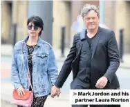 ??  ?? > Mark Jordon and his partner Laura Norton