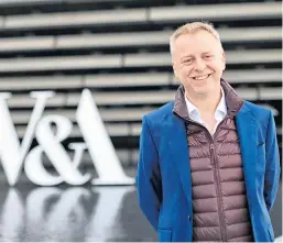  ??  ?? V&A Dundee director Philip Long outside the museum.