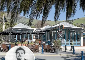  ??  ?? Akaroa’s Bully Hayes Restaurant and Bar; left, William ‘‘Bully’’ Hayes in what may be the only existing photograph of him.