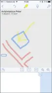  ??  ?? Das Erstellen neuer Notizen mit Notability ist extrem einfach, auch Skizzen sind sehr leicht zu erstellen. Den Seiten lassen sich Hintergrun­dfarben geben.